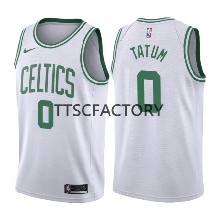 Maillot Basket Boston Celtics Jayson Tatum 0 Nike 2022-23 Association Edition Blanc Swingman - Homme